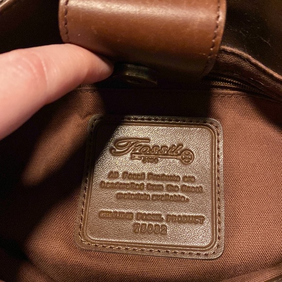 Fossil woven straw retro purse - Picture 8 of 10